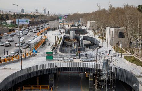 پروژه پارکینگ و پایانه بزرگ آزادی بهره برداری شد