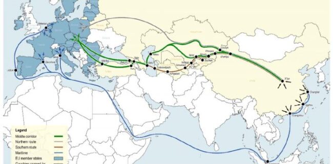 کریدور میانی؛ فرصت استراتژیک ایران برای تقویت موقعیت ترانزیت بین‌المللی